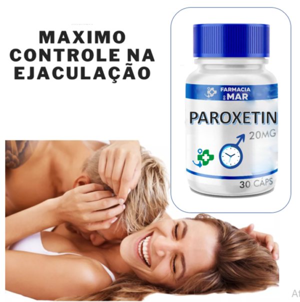 Paroxetina 20 mg - Ejaculação Precoce (EP) ou Prematura  60 CÁPS.