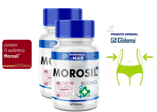 Morosil® 500mg 60 Cápsulas Com Selo De Autenticidade Emagrecedor