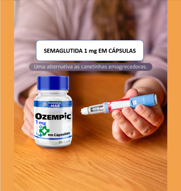 Ozempic Semaglutida 1 mg em CÁPSULAS - 60 Cáps. - Image 2