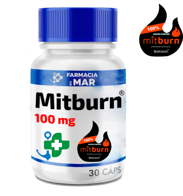 Mitburn®  100 mg - Emagrecedor e Redutor de Medidas -  60 Cápsulas