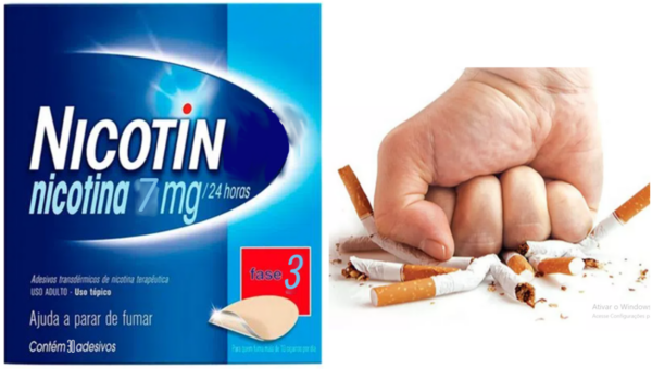 NICOTIN 7 mg - Adesivo De Cessação Da Nicotina 30 adesivos parar de fumar